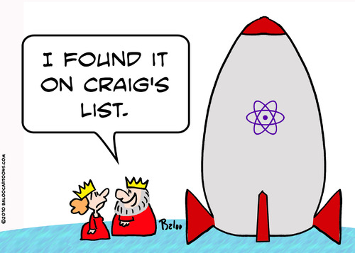 Cartoon: king missile found craigs list (medium) by rmay tagged king,missile,found,craigs,list