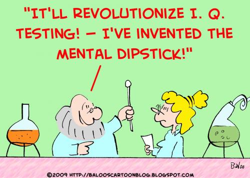 Cartoon: mental dipstick scientists (medium) by rmay tagged mental,dipstick,scientists