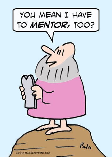 Cartoon: Moses mentor (medium) by rmay tagged moses,mentor