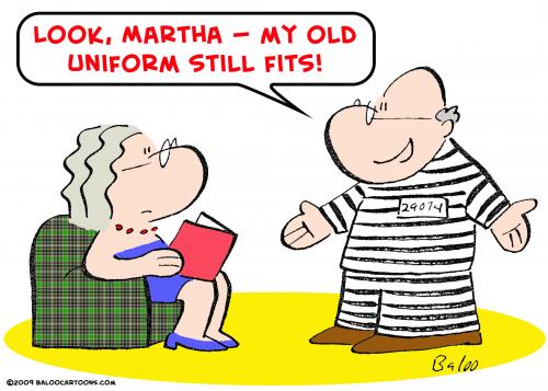 Cartoon: old uniform fits prison (medium) by rmay tagged old,uniform,fits,prison