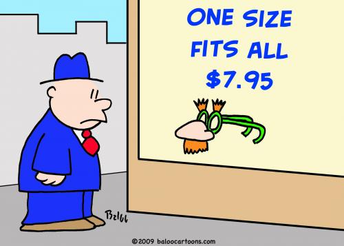 Cartoon: one size fits all (medium) by rmay tagged one,size,fits,all