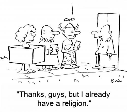 Cartoon: Religion (medium) by rmay tagged religion