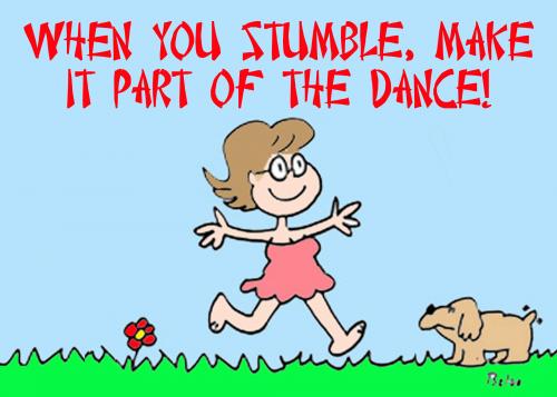 Cartoon: stumble dance (medium) by rmay tagged stumble,dance