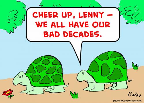 Cartoon: turtles bad decades (medium) by rmay tagged turtles,bad,decades