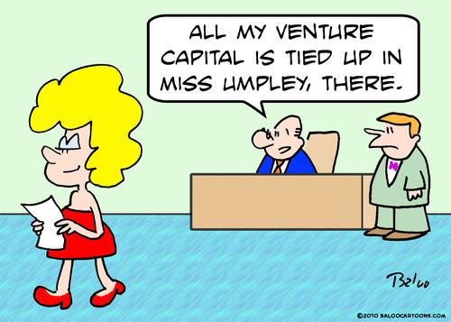 Cartoon: venture capital tied up (medium) by rmay tagged venture,capital,tied,up