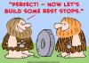 Cartoon: 1 cave wheel rest stop (small) by rmay tagged cave,wheel,rest,stop
