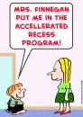 Cartoon: accellerated recess program (small) by rmay tagged accellerated,recess,program