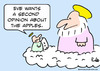 Cartoon: apples adam eve god second (small) by rmay tagged apples,adam,eve,god,second