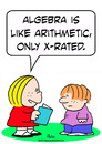 Cartoon: arithmetic algebra xrated (small) by rmay tagged arithmetic,algebra,xrated
