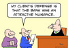 Cartoon: bank attractive nuisance judge (small) by rmay tagged bank,attractive,nuisance,judge