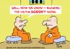 Cartoon: BLAMING THE VICTIM PRISONERS (small) by rmay tagged blaming the victim prisoners