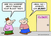 Cartoon: blood test anybody can bleed (small) by rmay tagged blood,test,anybody,can,bleed