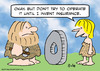 Cartoon: cave wheel invent insurance (small) by rmay tagged cave wheel invent insurance