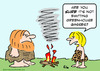 Cartoon: caveman fire greenhouse gases (small) by rmay tagged caveman fire greenhouse gases