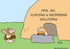 Cartoon: caveman hunting gathering soluti (small) by rmay tagged caveman,hunting,gathering,soluti