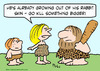 Cartoon: caveman kill something bigger (small) by rmay tagged caveman kill something bigger