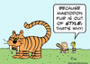 Cartoon: caveman tiger out of style why (small) by rmay tagged caveman,tiger,out,of,style,why