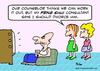 Cartoon: divorce counselor feng shui (small) by rmay tagged divorce,counselor,feng,shui