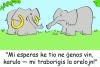Cartoon: Elefantoj (small) by rmay tagged elephants