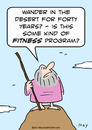 Cartoon: fitness program moses (small) by rmay tagged fitness,program,moses