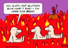 Cartoon: hell sloth gluttony envy sinners (small) by rmay tagged hell,sloth,gluttony,envy,sinners