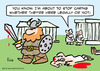 Cartoon: immigrant illegal roman (small) by rmay tagged immigrant,illegal,roman