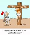 Cartoon: Jesus (small) by rmay tagged jesus,pilate,pontius,error