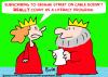 Cartoon: KING LITERACY PROGRAM SESAME STR (small) by rmay tagged king,literacy,program,sesame,street