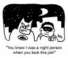 Cartoon: Night Person (small) by rmay tagged batman robin superhero