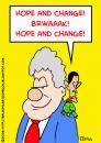 Cartoon: OBAMA BILL CLINTON PARROT HOPE (small) by rmay tagged obama bill clinton parrot hope change