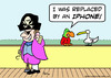 Cartoon: pirate parrot replaced Iphone (small) by rmay tagged pirate,parrot,replaced,iphone