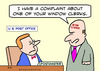 Cartoon: Post office complaint (small) by rmay tagged complaint,post,office,window,clerk