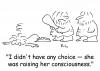 Cartoon: Raising her consciousness (small) by rmay tagged raising her consciousness caveman