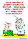 Cartoon: sniffles doctor insurance (small) by rmay tagged sniffles,doctor,insurance