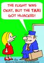 Cartoon: TAXI HIJACKED FLIGHT (small) by rmay tagged taxi,hijacked,flight
