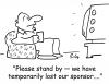 Cartoon: temporarily lost our sponsor (small) by rmay tagged temporarily,lost,our,sponsor