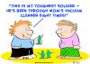 Cartoon: toughest soldier vacuum cleaner (small) by rmay tagged toughest,soldier,vacuum,cleaner